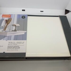 Threshold White Finish Wall Shelf